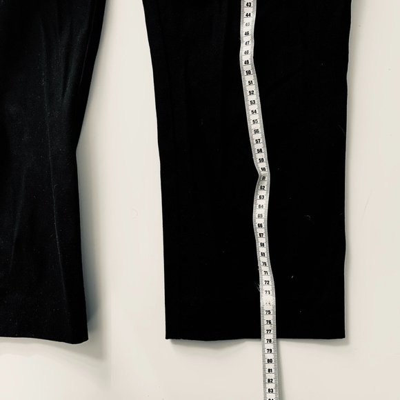 🇮🇹 RED VALENTINO black capri pants size 6 - Picture 5 of 9